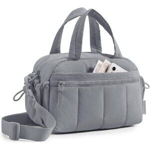 Women Gray Lilac Purse Water-resistant Crossbody Crossbody